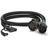 Nilight USCAR 7 Pin to 4-Pin Trailer Wiring Harness Standard