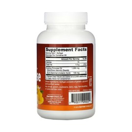 자로우포뮬라 달맞이꽃 종자유 1300mg 60소프트젤 감마리놀렌산 리놀레산 Jarow Formula Evening Primrose Oil 1300mg 60 Softgels Gamma-Linolenic Acid Linoleic Acid