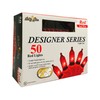 Brite Star 50 Lt Designer Series Mini Lights, Red, Red