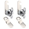 Jiakalamo 2 Pack Thumb Operated Offset Cam Lock, RV Compartment