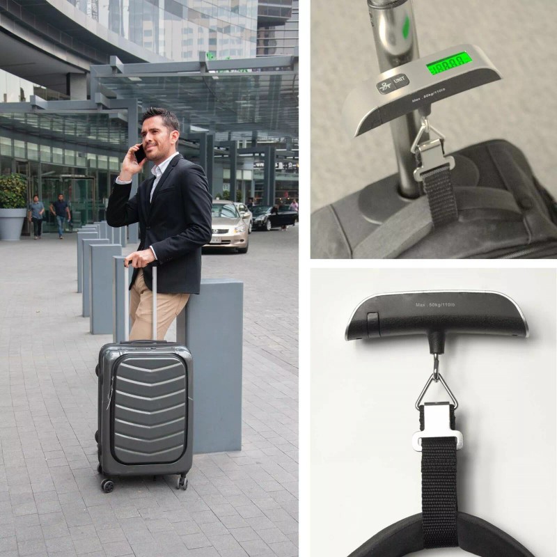 Camry Portable Digital Luggage Scale For Travel - 110lbs Hanging