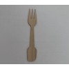Bamboo Cutlery - 200PK Forks Spatula 2 in 1 4.7"