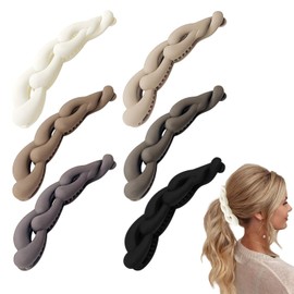 6 pieces for hair pins for women, simple and fashionable hair accessories, hairstyle design accessories, hairstyle attachment tools.