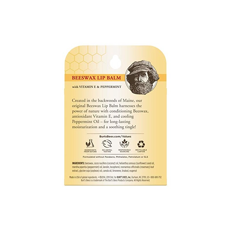 Burt's Bees Bálsamo labial para rellenar calcetines, regalo de vacaciones