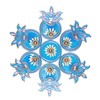 Designer Reusable Kalash Rangoli - Acrylic Indian Traditional Home Floor