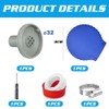 TUIBEIDAMAI Pool Inlet Nozzle, Pool Nozzle, Pool Outlet Nozzle Diameter