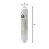 HYDRO MASTER IN-LINE POST CARBON FILTER With 1/4-Inch NPT Connection, 10 Inch x 2 Inch