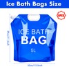 Tryitsbest 4 Pack Ice Bath Bags Reusable, Large Capacity Cold