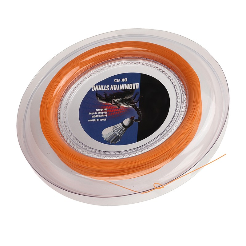 POWERTI Badminton Racquet String High Elasticity Wear Resistant Resin Fibre