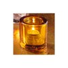 Hollowick Amber Thick Glass Tealight Lamp