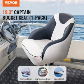 Thickened Sponge Padding Captain Bucket Seat Pontoon Fishing Boat Sightseeing Comfortable Boat Chair Model D0100HA5RAWDefault: Default