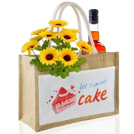 PZJOALN Aperol Bag, Aperol Gifts for Women, Aperol Gift Sets, Jute Tote Bags, Shopping Bags, Beach Bags for Women, Colleagues and Aperol Lovers, yellow, L