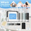 16Pack Travel Bottles for Toiletries, TSA Approved Travel Size Toiletries