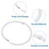 sourcing map 36pcs Shower Curtain Rings, 2 Inch ID Iron