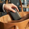 Samsill 81220 Regal Leather Business Card Holder, Case Holds 25