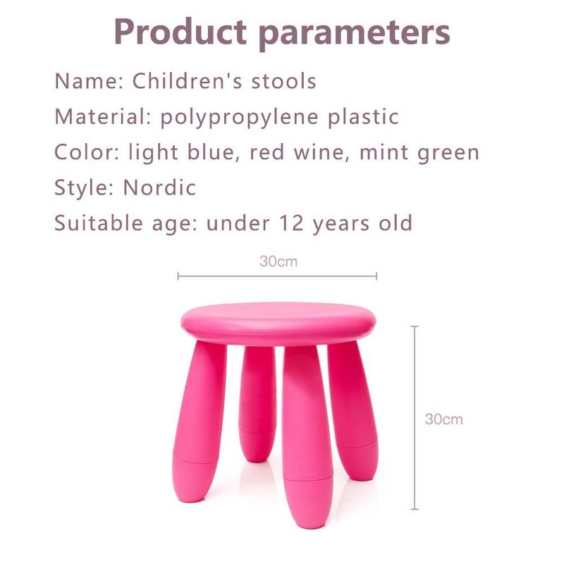 Kids Step Stool, Kindergarten Study Stools, Lightweight Footstools are Sturdy