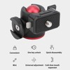 Tripod Ball Heads Metal 360 Degree Rotating with Cold Shoe