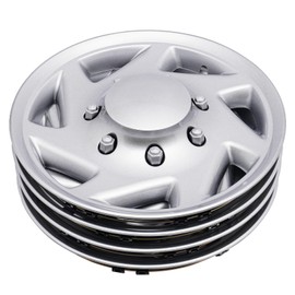 Jiabailie 16" Hubcaps Best,Hub Caps Van Full Wheel Covers for Ford E250 E350 E450 Econoline 1999-2018 4PCS Steel Wheel Covers Snap On Hubcap Auto Tire Replacement Exterior Cap OEM F8UZ1130AA Silver