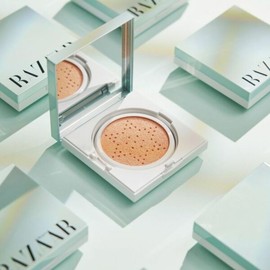 Bazaar (현대홈쇼핑)하퍼스바자 스킨핏 루미너스 톤업 선쿠션기본패키지 본품1 + 리필1 (Hyundai Home Shopping) Harper's Bazaar Skin Fit Luminous Tone-Up Sun Cushion Basic Package Includes 1 Main Product + 1 Refill
