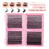 804 Kit Extension De Pestañas Maquillaje Diy 30d 40d 50d