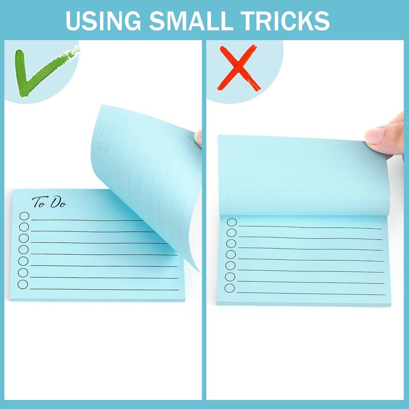 9 Pads to Do Lined Sticky Notes Self-Stick Note Pads