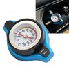 Aluminum Alloy Radiator Cap with Temperature Gauge Pressure Adjustment Leakproof