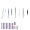 100Pcs Heat Erase Pens Erasable Smoother Writing Various Colors Fabric