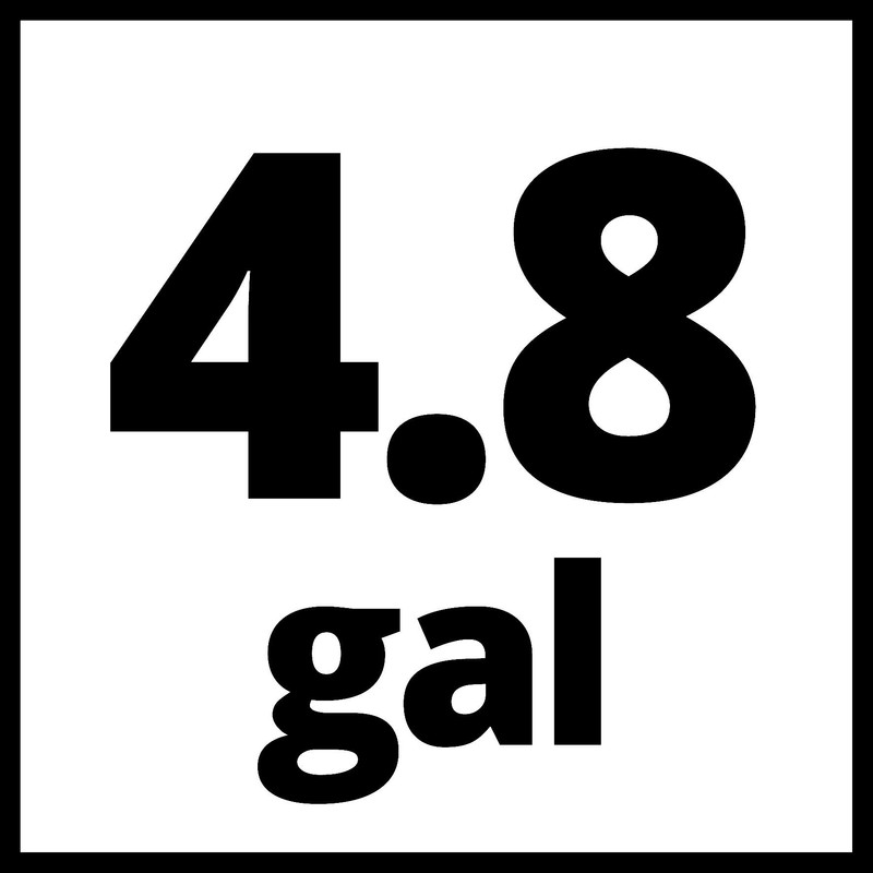 Einhell TC-VC 18/20 Li Stainless Steel Dry Tank, Tool Only