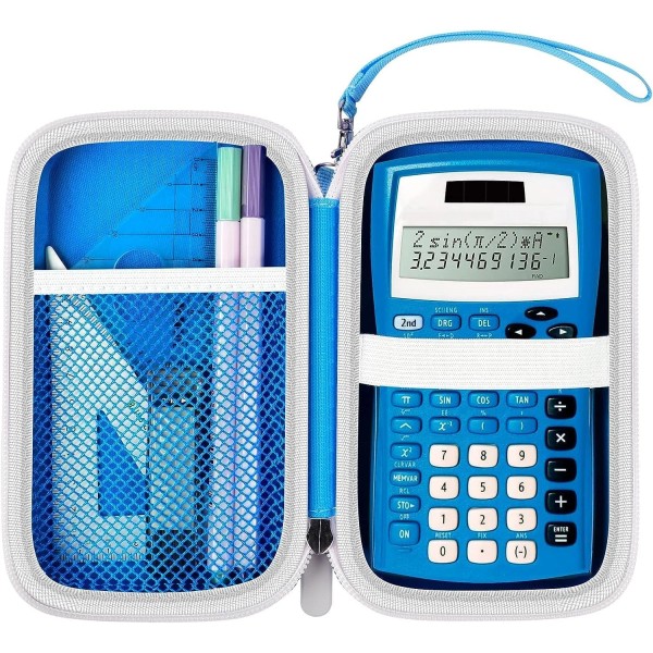 Boobowl Case Only Compatible with Texas Instruments TI-30XIIS Scientific Blue