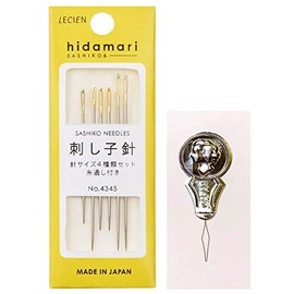 Sashiko Notions - Hidamari Sashiko Needles with Needle Threader