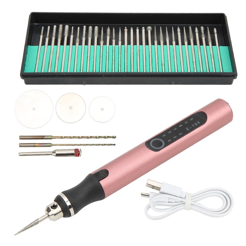 Engraving Pen Portable Wireless Charging 3 Speed DIY Drilling Cutting