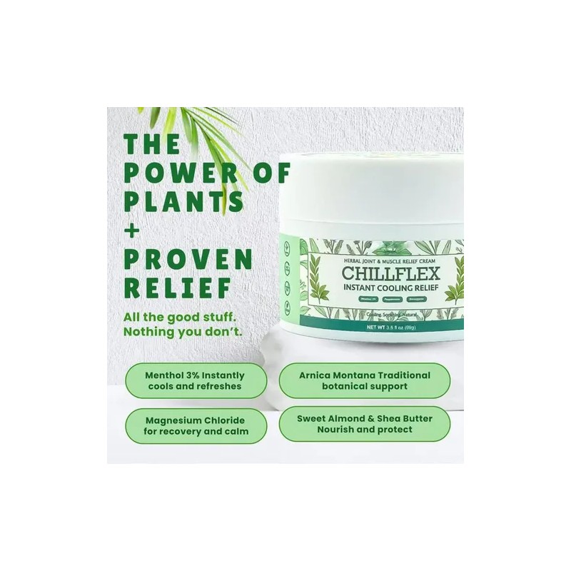 Crema Calmante Con Mentol Chillflex Para Actividades Articul