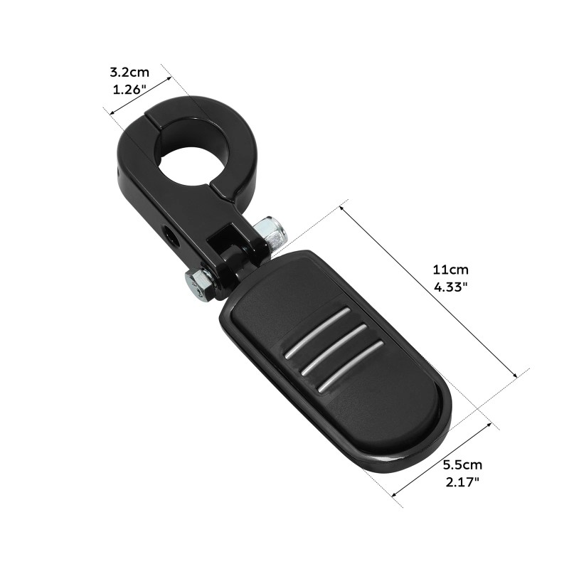 TCMT 1.25" Motorcycle Highway Foot Pegs Footrest Fit For Harley