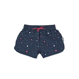 Sterntaler Girls' Swimming Shorts Polka Dot Swimming Trunks, navy