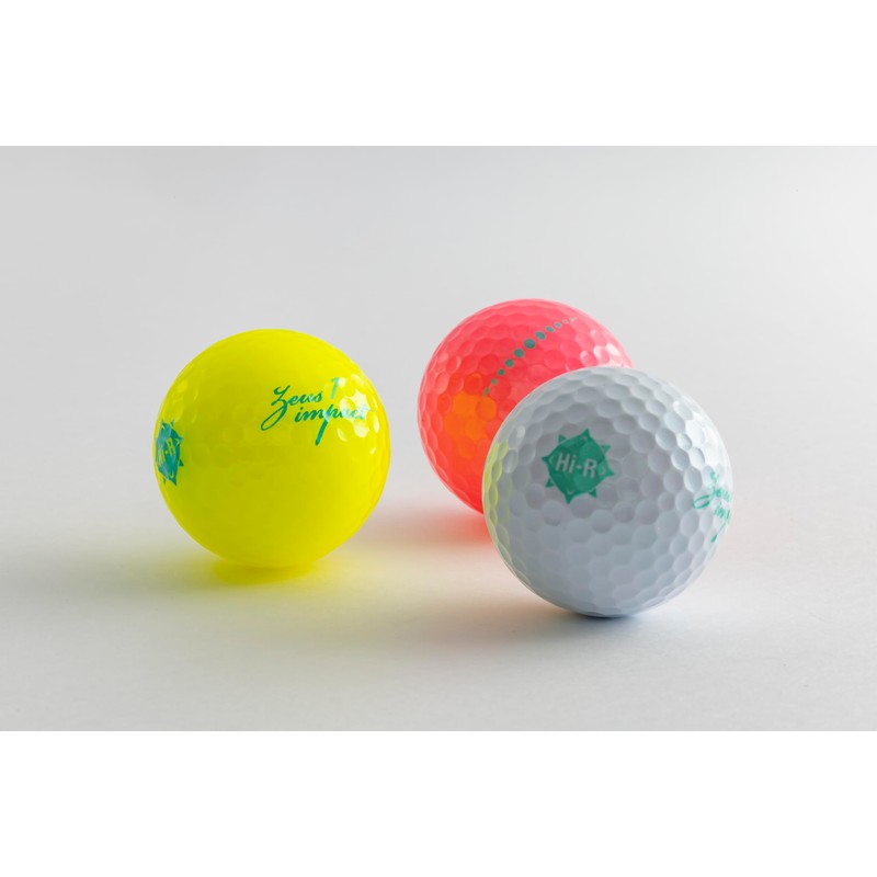 Kasco Golf Ball Zeus Impact Women's 3 Pearl White