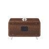Crosley CR3049A-WA Stanza Portable Rechargeable Bluetooth Speaker, Walnut