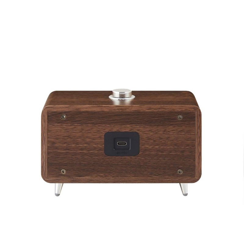 Crosley CR3049A-WA Stanza Portable Rechargeable Bluetooth Speaker, Walnut