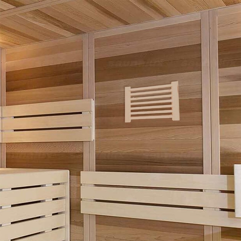 Kisangel Wooden Vent Blinds for Steam Room Sauna Accessory Air