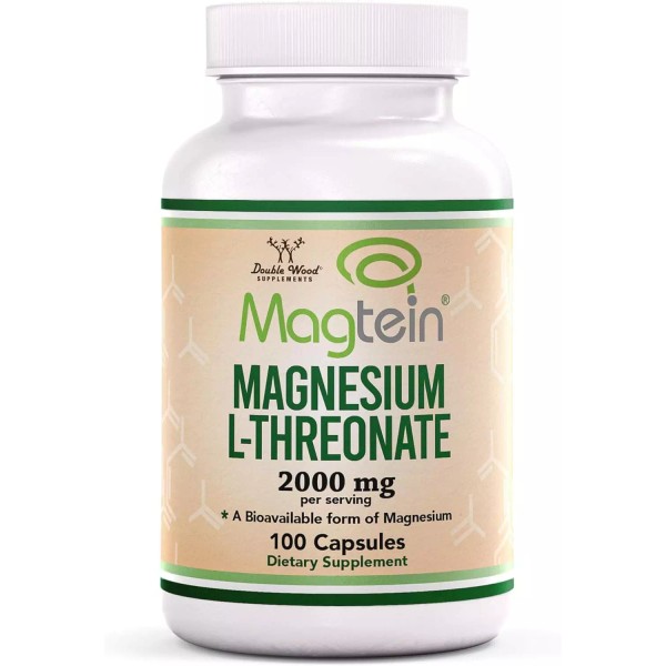 Magnesium L Threonate Capsules (Magtein) – High Absorption Supplement –