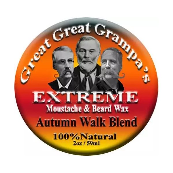 "Autumn Walk" Blend - WHITE-WAX - Mustache & Beard Wax