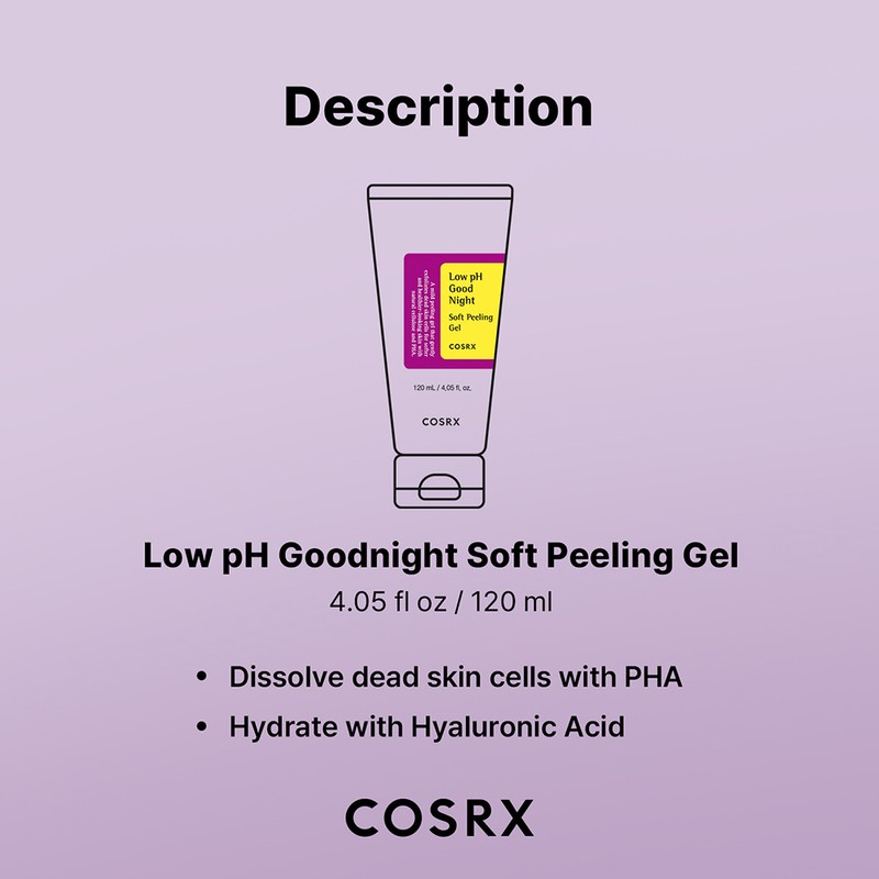 COSRX [COSRX]Low pH Good Night Soft Peeling Gel 120ml