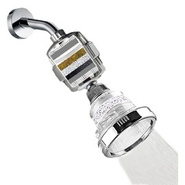 Original StoneStream EcoPower Wall Showerhead + Hard Water Filter (HWF) Combo, Removes Chlorine and Other Substances from Hard Water