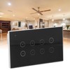 8 Gang Smart Switch WiFi Wall Switch Remote Control Touch