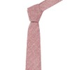 King & Priory Indian Red Herringbone Tie