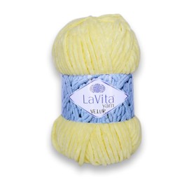 LaVita Yarn VELUR Hand Knitting Yarn, 5-Pieces Pack, 100% Micro Polyester Sports Yarn, 1 Ball 100 gr, 120 mt (1041)