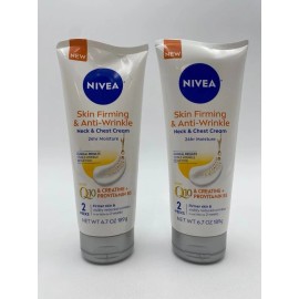 NIVEA Skin Firming & Anti-Wrinkle Neck & Chest cream 6.7 oz Lot of 2
