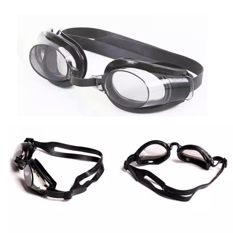 [YFFSFDC] Swimming Goggles, Anti-Fog Feature, Black
