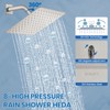 Airuida Shower Faucet Set Bathroom Rain Shower System SUS304 Stainless