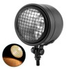 35W Retro Motorcycle Headlight Grill Lens Cover 1750lm High Brightness