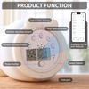 Kids Sleep Training Alarm Clock: App Control Night Light, Silicone,